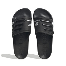 adidas Badeschuhe Adilette TND (Klettverschluss, Cloudfoam Zwischensohle) schwarz/weiss/grau
